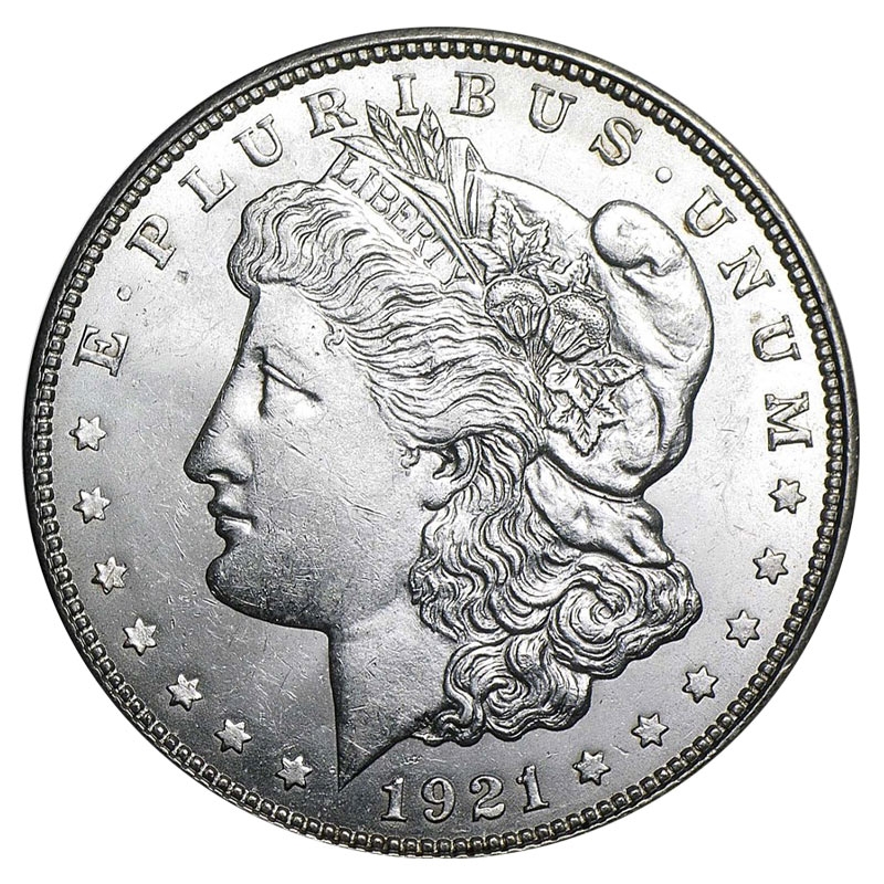 1921 Morgan Silver Dollar AU