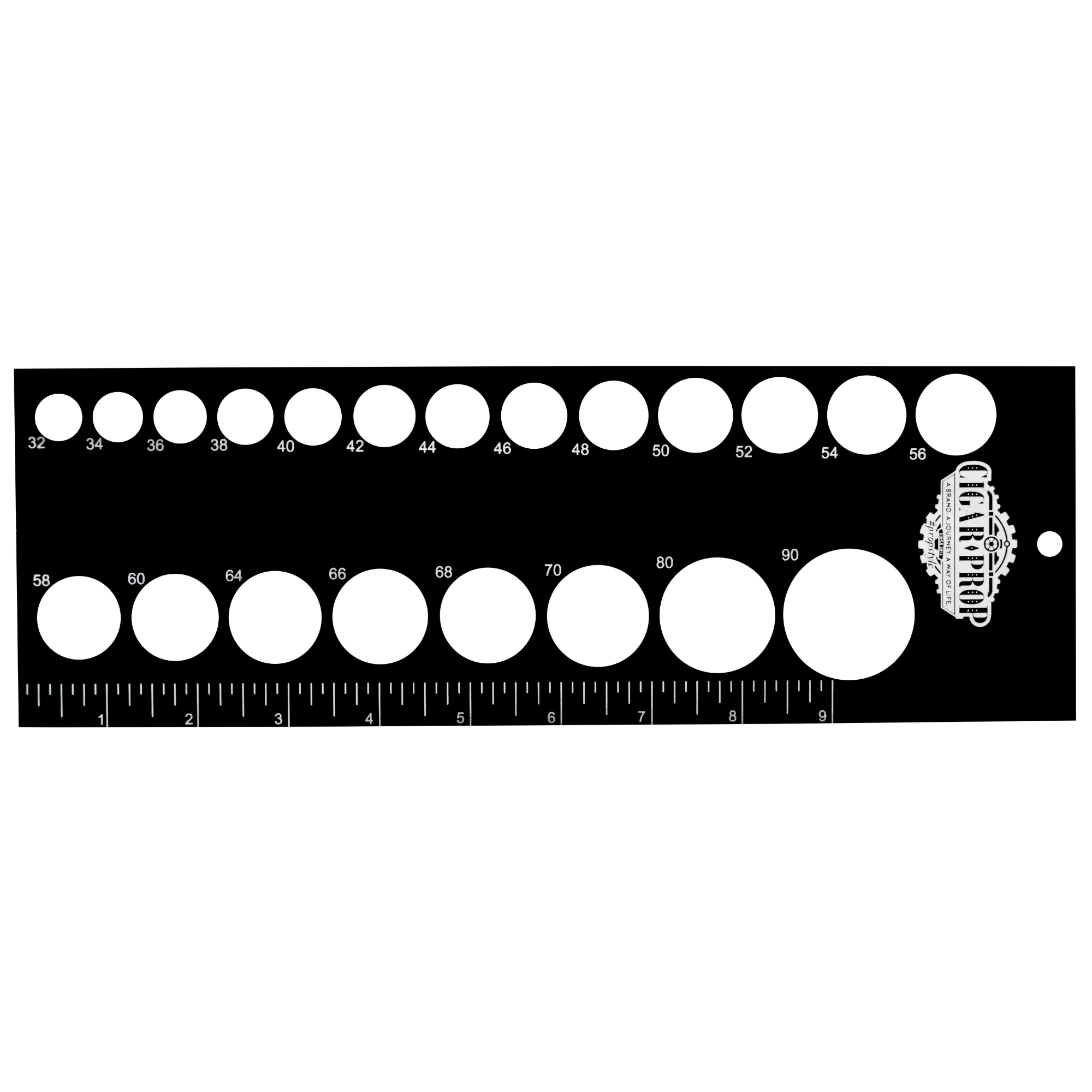 Industrial Impact Acrylic Cigar Ring Gauge Tool by Cigar prop