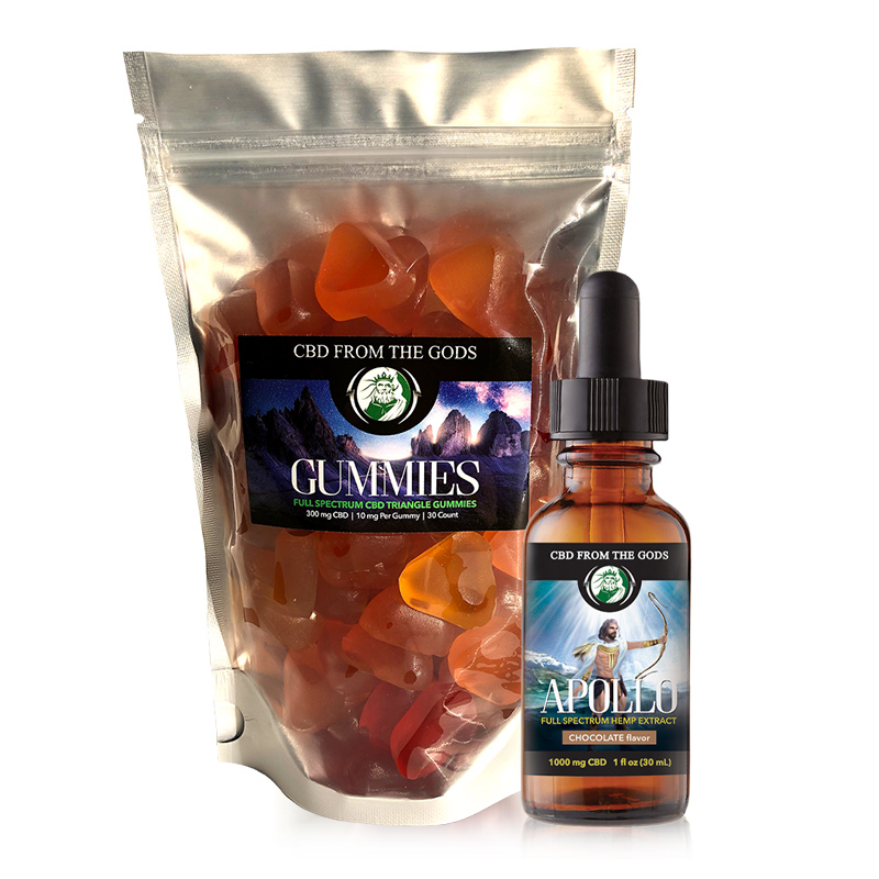 CBD Gummy and CBD Oil Package Deal