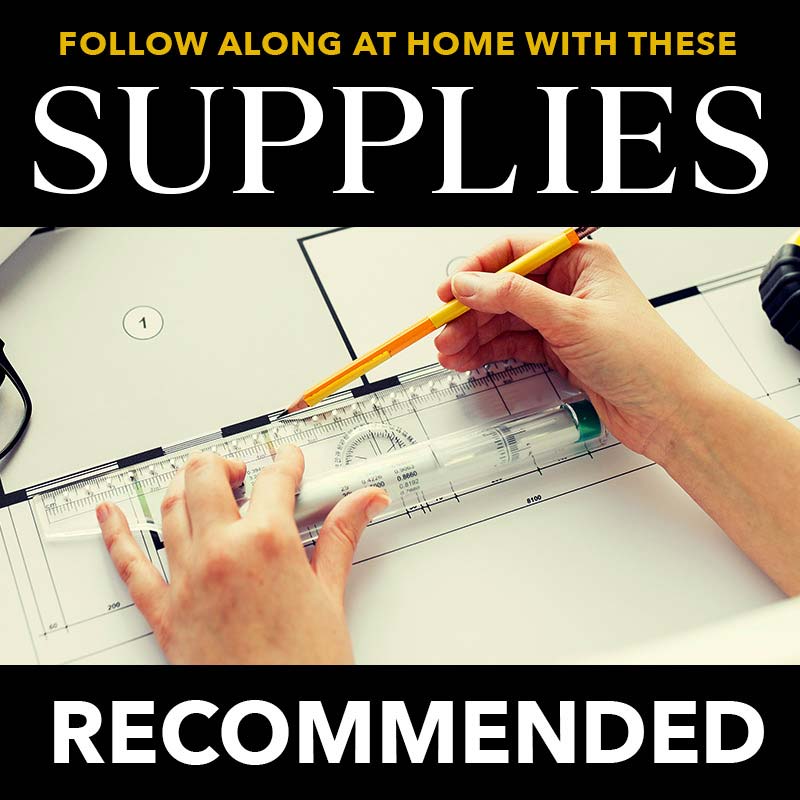 ADD ON: Follow Along At Home Using These Supplies (Buy This Amazon Bundle)