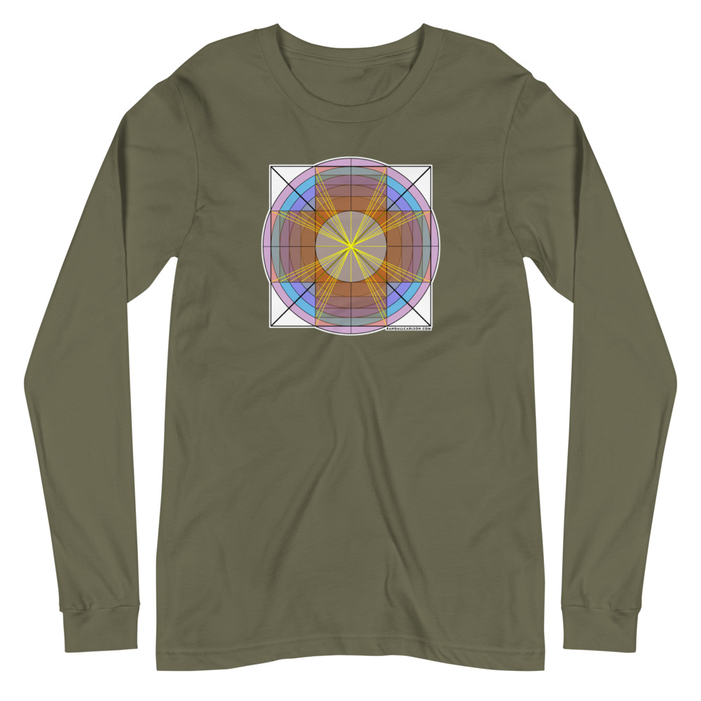 Dynamic Symmetry Unisex Long Sleeve Tee (Multiple Colors)