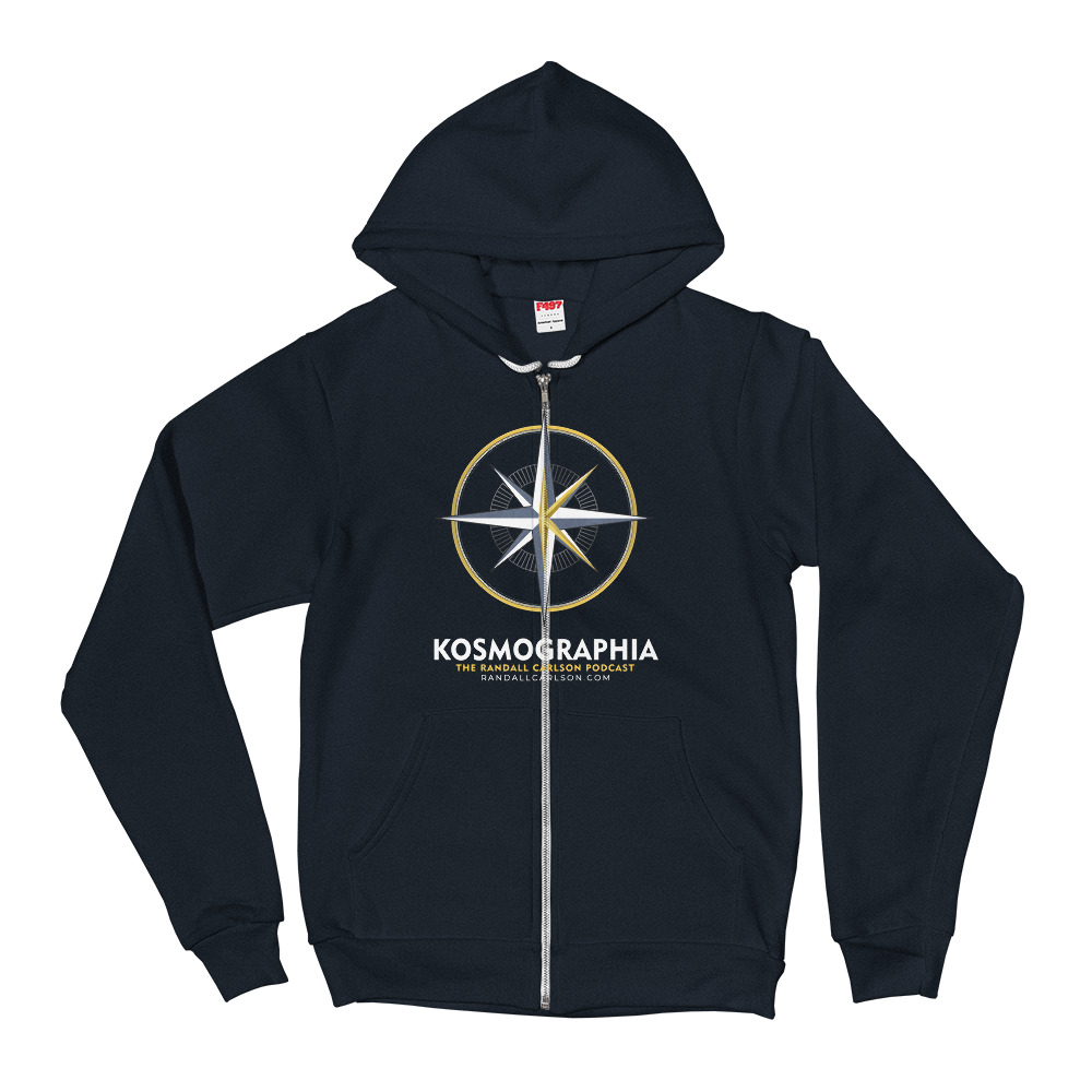 Kosmographia Logo (Front Print) Unisex Zip-Up Hoodie (Multiple Colors)