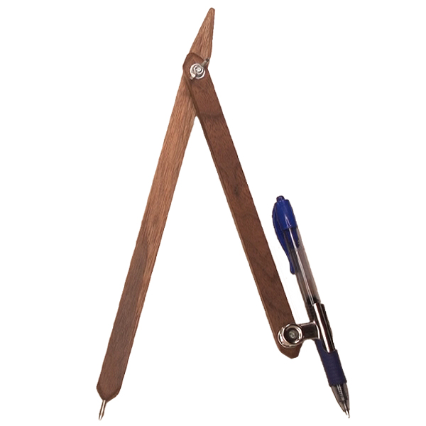 Custom Drawing Compasses | WOOD TYPE: Walnut, FITTING: Steel
