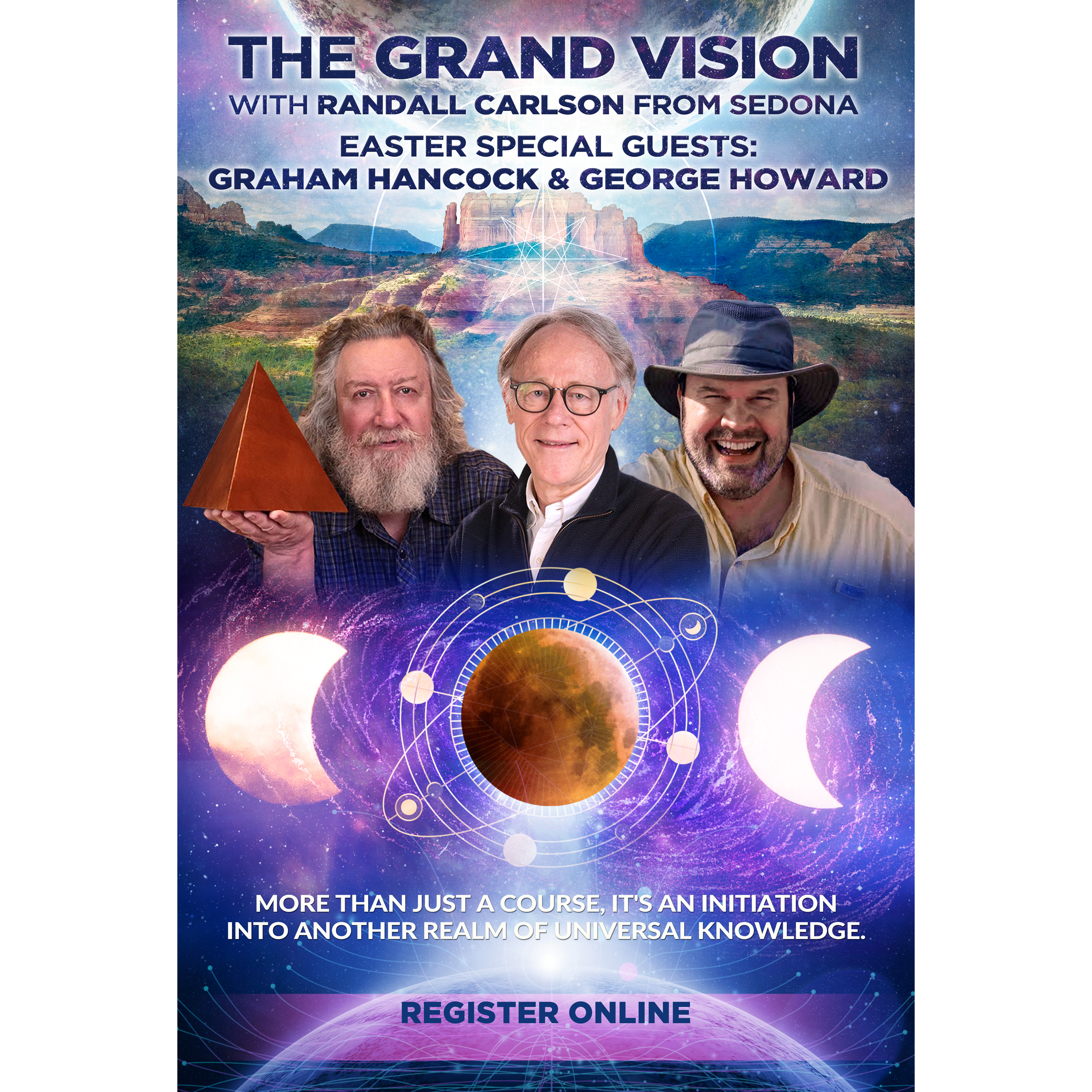 Easter VIP Randall Carlson & Graham Hancock Special Engagement in Sedona April 15-17, 2022