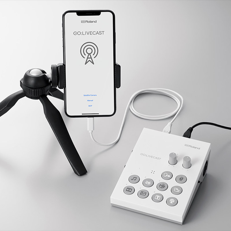 Roland GO:LIVECAST Live Streaming Audio and Video Studio for Smartphones and Tablets