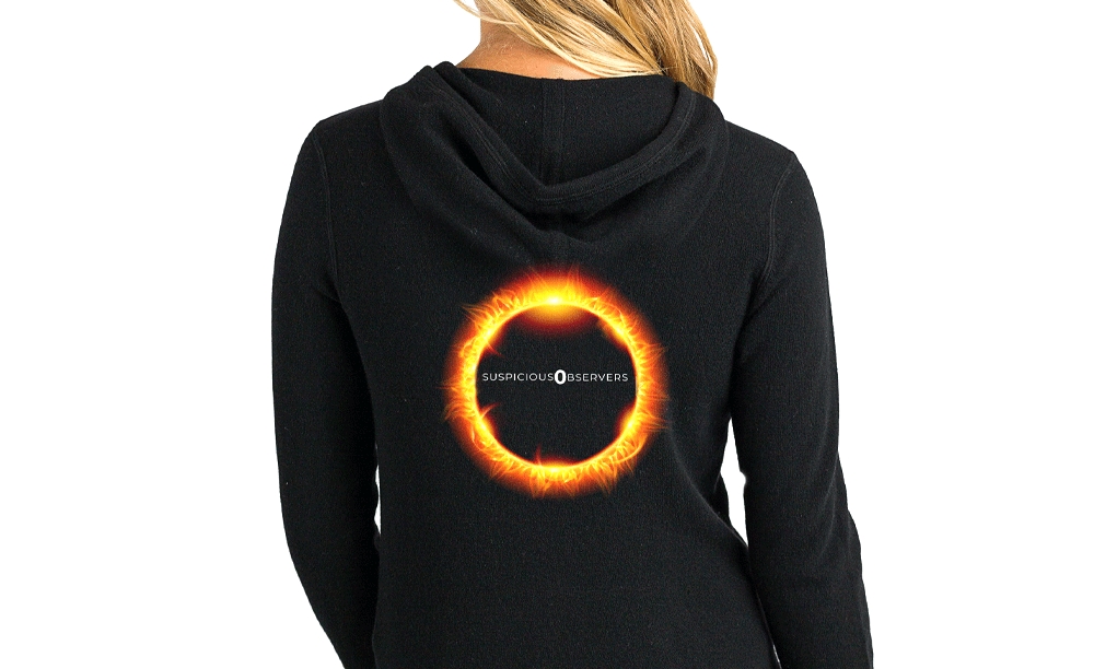 WOMAN'S BLACK HOODIE / $10 Off Right Now