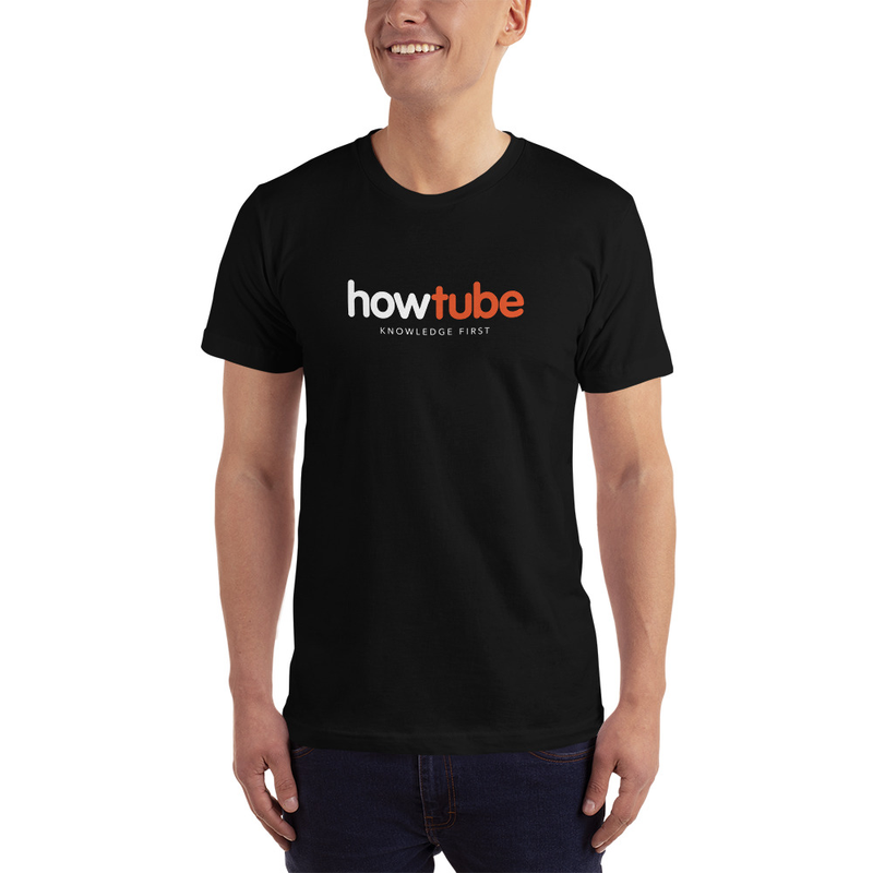 howtube T-Shirt / Dark Colors / Short Sleeve